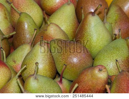 Forelle Pears For Sale On A Market