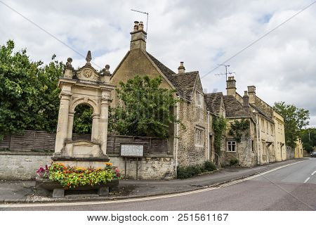 Street In The Market Town Of Corsham England, Uk, Which Was Also Used For The Filming Location Of Th