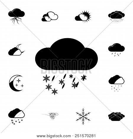 Snow Icon. Detailed Set Of Weather Icons. Premium Graphic Design. One Of The Collection Icons For We