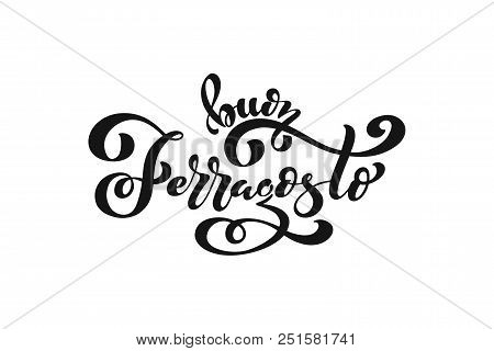 Buon Ferragosto - Happy Ferragosto Italian Summer Festival. Typographic Vector Design For Greeting C