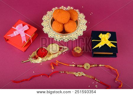 Raksha Bandhan Or Rakhi, An Indian Festival For Brothers And Sisters
