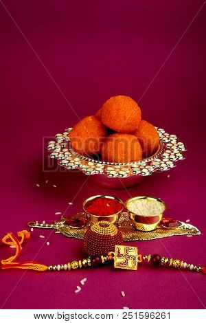 Raksha Bandhan Or Rakhi, An Indian Festival For Brothers And Sisters