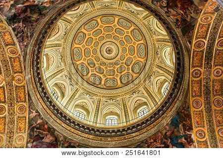 Barroco Church Of The Gesu Nuovo, Naples, Italy