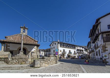 Bejar, Salamanca, Spain, October, 2016: Entance Of Bullring In Village Of Bejar Built  In 1711, One 