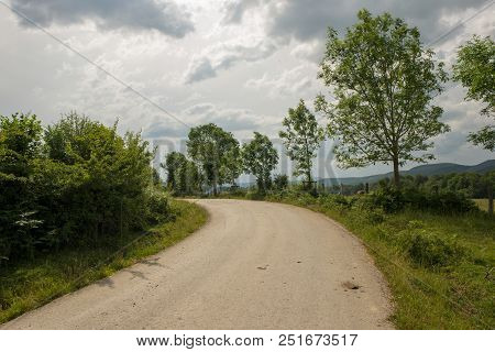 The Road To Santiago As It Passes Through Burguete