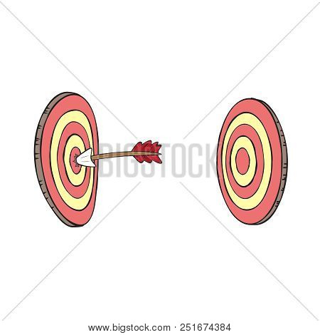 Arrow And The Aim Clipart Illustration Vector Graphic