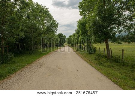 The Road To Santiago As It Passes Through Burguete
