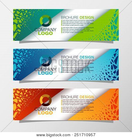 Leaflets 3 Fold Template.vector Illustration.can Be Used For Presentation, Flyer And Leaflet, Brochu
