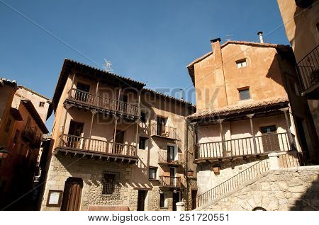 City Buildings In Old Town Of Albarracin - Spain