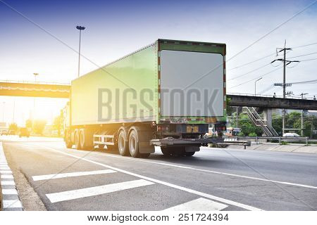 Car Truck On Road,car Driving On Highway Road