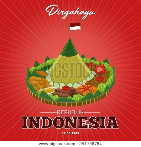 Dirgahayu Is Greeting To The Republic Of Indonesia On 17 August. Independence Day Of The Republic Of
