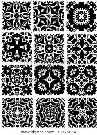 square vector patterns