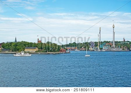 Boats For Sightseeing And Ferry For Long Distance Travel At Stadsgardskajen