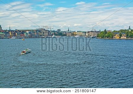 Boats For Sightseeing And Ferry For Long Distance Travel At Stadsgardskajen