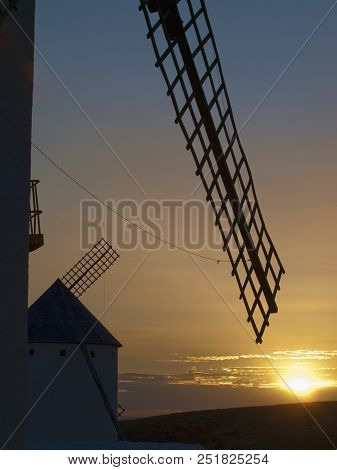 Windmill From Campo De Criptana In Ciudad Real Don Quixote Land