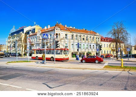 Landscapes Of The Old City Of Vilnius- Is Central And Historical Part Of Vilnius.
