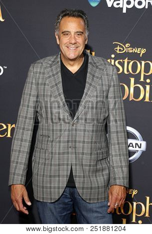 Brad Garrett at the Los Angeles premiere of 'Christopher Robin' held at the Walt Disney Studios in Burbank, USA on July 30, 2018.