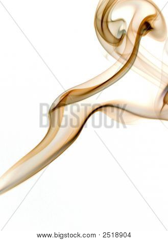 Inverterad brun rök stiger