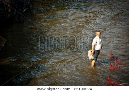 Bangkok värsta översvämning i 2011