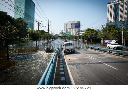 Bangkok värsta översvämning i 2011