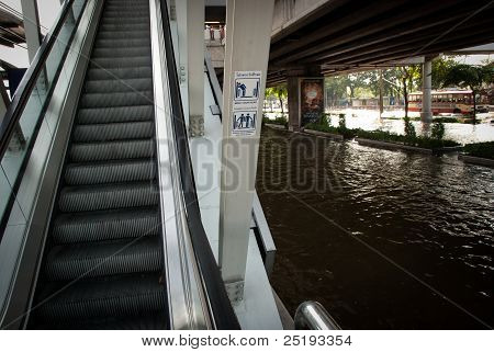 Bangkok peor inundación en 2011