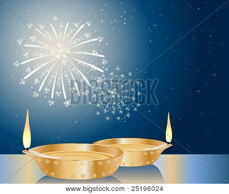 Lámpara de Diwali