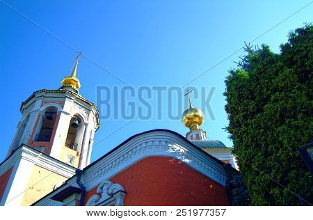 The Orthodox Church Against The Blue Sky, Moscow