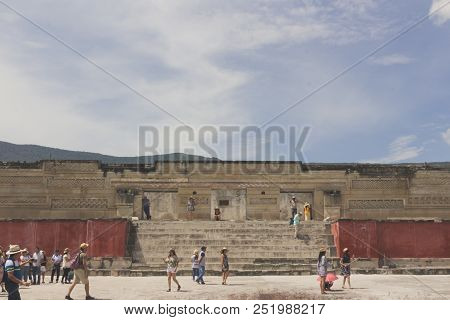 Ruins Of Mitla In Oaxaca Mexico