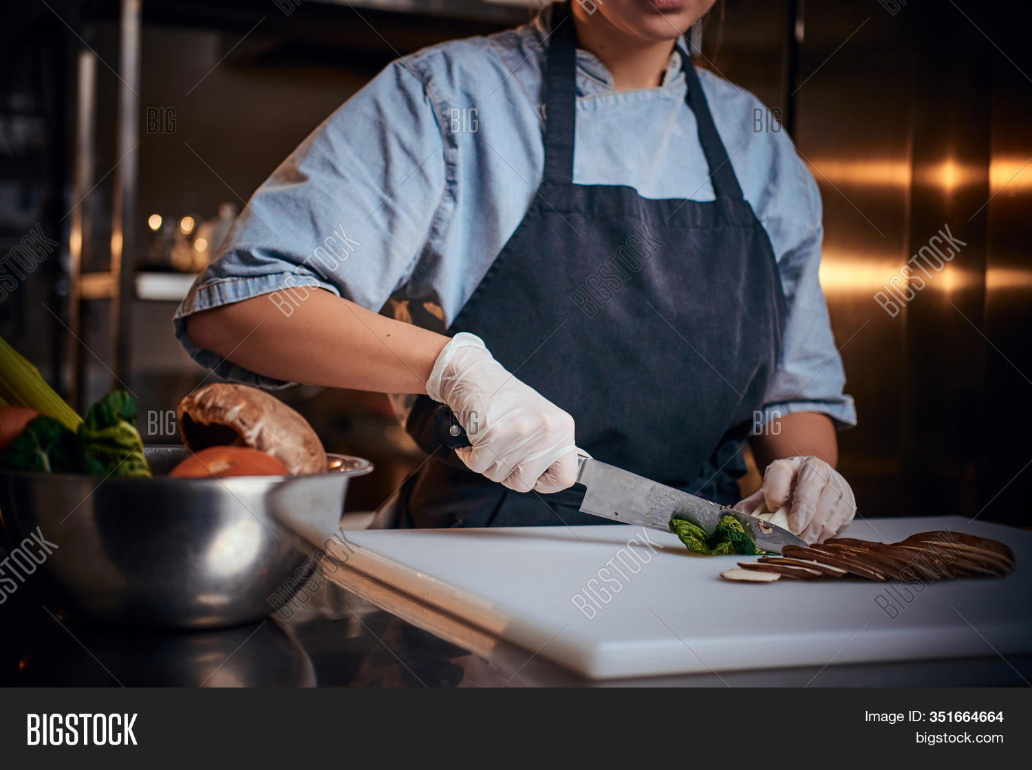 Chef Female Standing Image & Photo (Free Trial) Bigstock