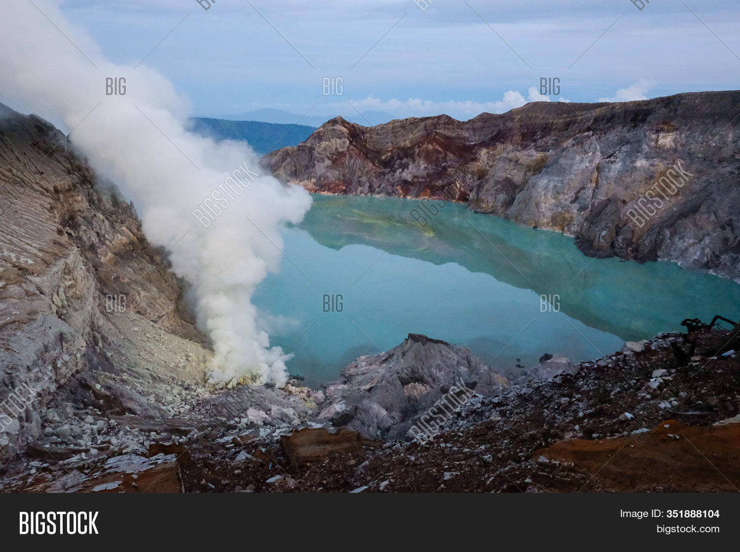Mount Ijen Acid Lake Image & Photo (Free Trial) Bigstock