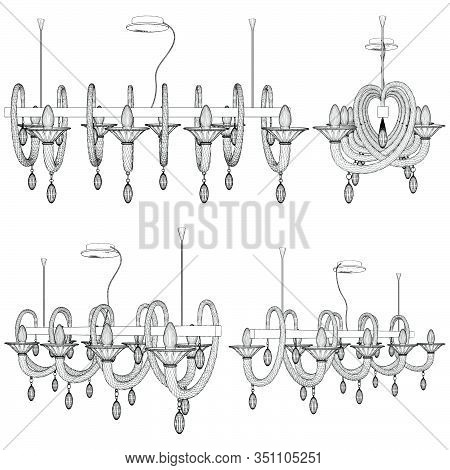 Luster Chandelier Vector 61.eps