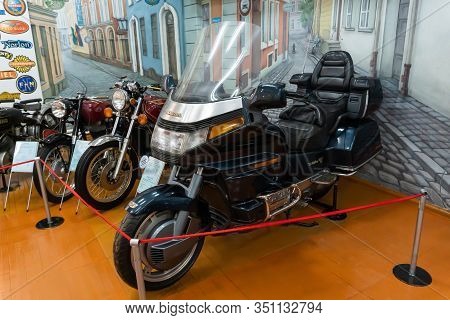 Irbit, Russia, 27 June 2019: Classic Motorcycle Honda Gl 1500 In Irbit State Motorcycle Museum
