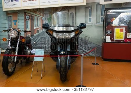 Irbit, Russia, 27 June 2019: Classic Motorcycle Honda Gl 1500 In Irbit State Motorcycle Museum