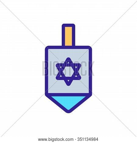 Israel Icon Vector. Thin Line Sign. Isolated Contour Symbol Illustration