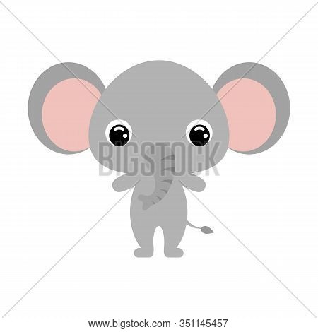 Cute Baby Elephant Vector Photo Free Trial Bigstock