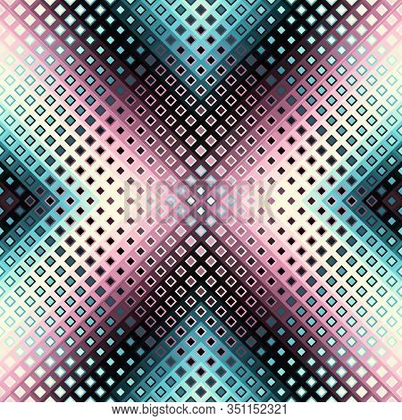 Geometric Abstract Pattern In Low Poly Style.