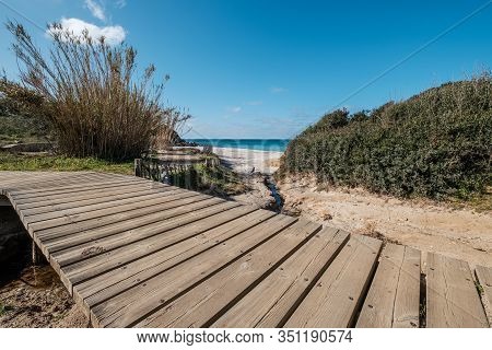 Path Leading To Bodri Beach In Corsica