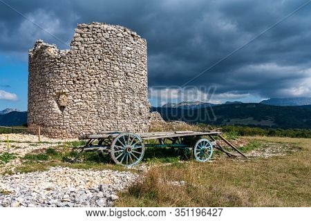 The Mills Of La Mure, Les Moulins De La Mure At Vassieux En Vercors, France