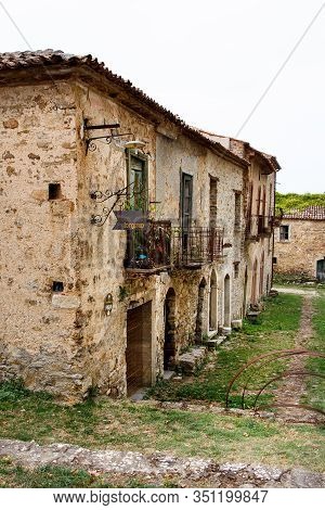 Roscigno Vecchio - Old Abandoned Village In Cilento, Campania, Italy