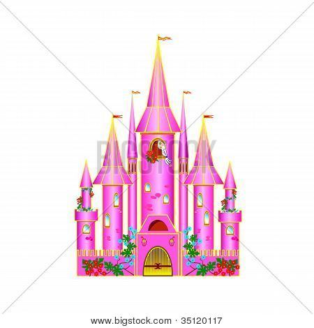 Tegneserie Pink Castle