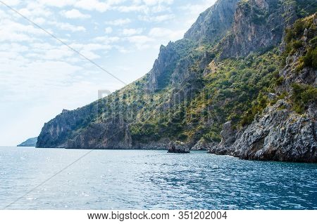 The Wild Coast Costa Di Masseta Between Scario And Marina Di Camerota In Southern Cilento, Campania,