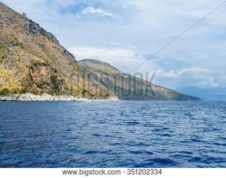 The Wild Coast Costa Di Masseta Between Scario And Marina Di Camerota In Southern Cilento, Campania,