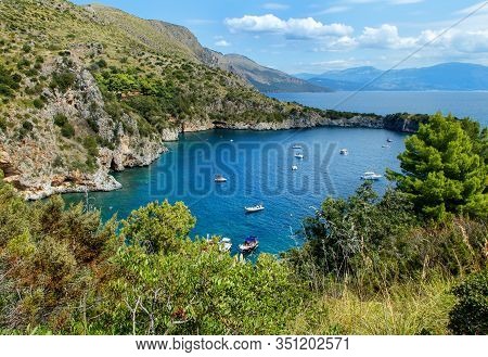 Infreschi Bay, Protected Sea Area Near Camerota, Salerno, Italy