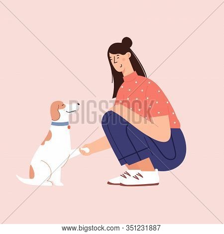 Flat Cartoon Vector Illustration About Human And