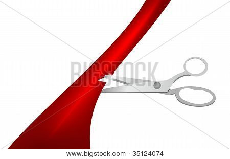 Opening, cutting the ribbon