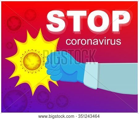 Coronavirus Covid-19 Outbreak And Coronaviruses Influenza Background. Stop Coronavirus 2019-ncov. Pa