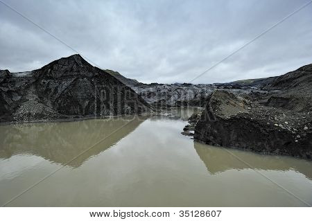 Geleira de Solheimajokull, Islândia
