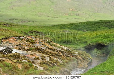 Sources thermales à Hveragerdi, Islande