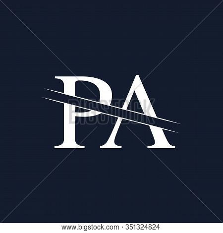 Initial Monogram Letter Pa Logo Design Vector Template. Pa Letter Logo Design
