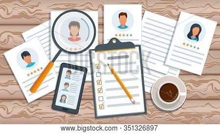 Concept Of Recruitment Process. Job Search. Human Resources Management. Employment Service. Recruitm
